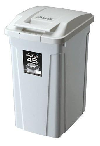 低価，SALE アスベル フタ付きゴミ箱 SPハンドル付ダストボックス しっかりロック 45L 白 開閉簡単 A6726 応募券