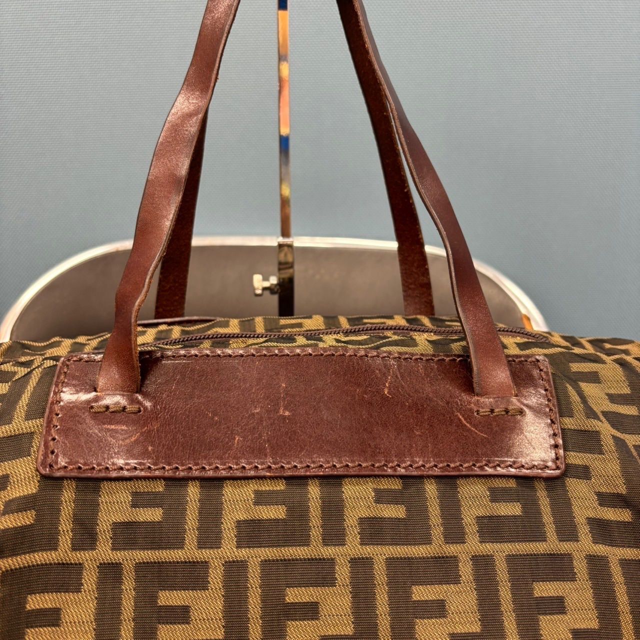 FENDI フェンディトートバッグズッカキャンバス折り畳み