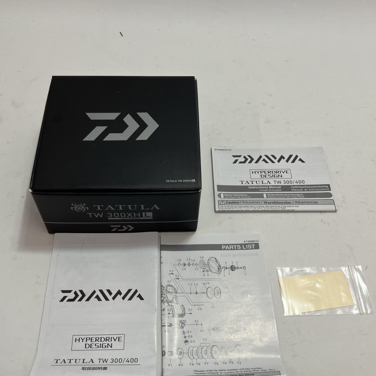 DAIWA ダイワ リール ベイトリール タトゥーラ TW 300XHL 630106 DAIWA ダイワ リール ベイトリール タトゥーラ TW 300XHL 630106