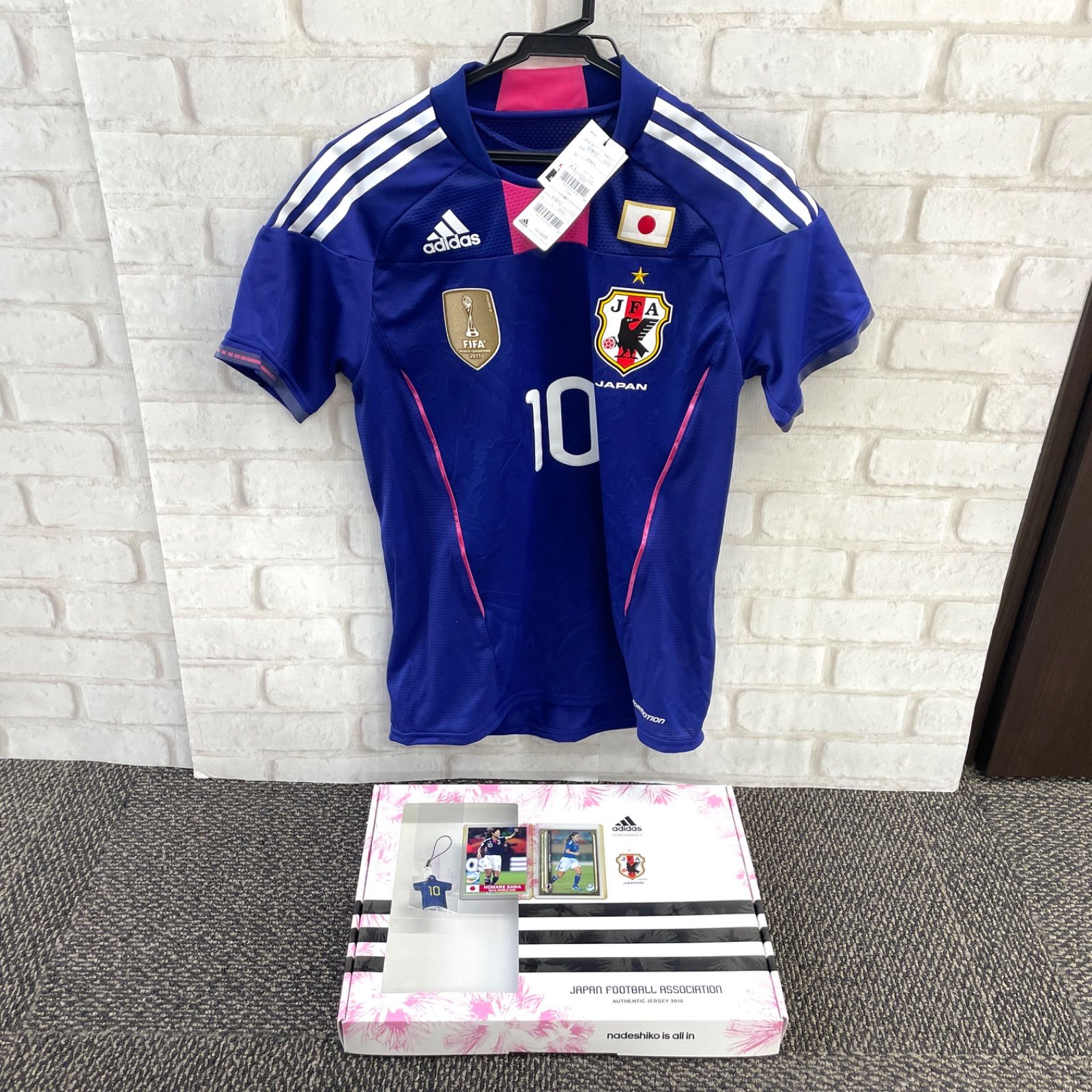 未使用品】adidas アディダス 澤穂希 なでしこジャパン サッカー 