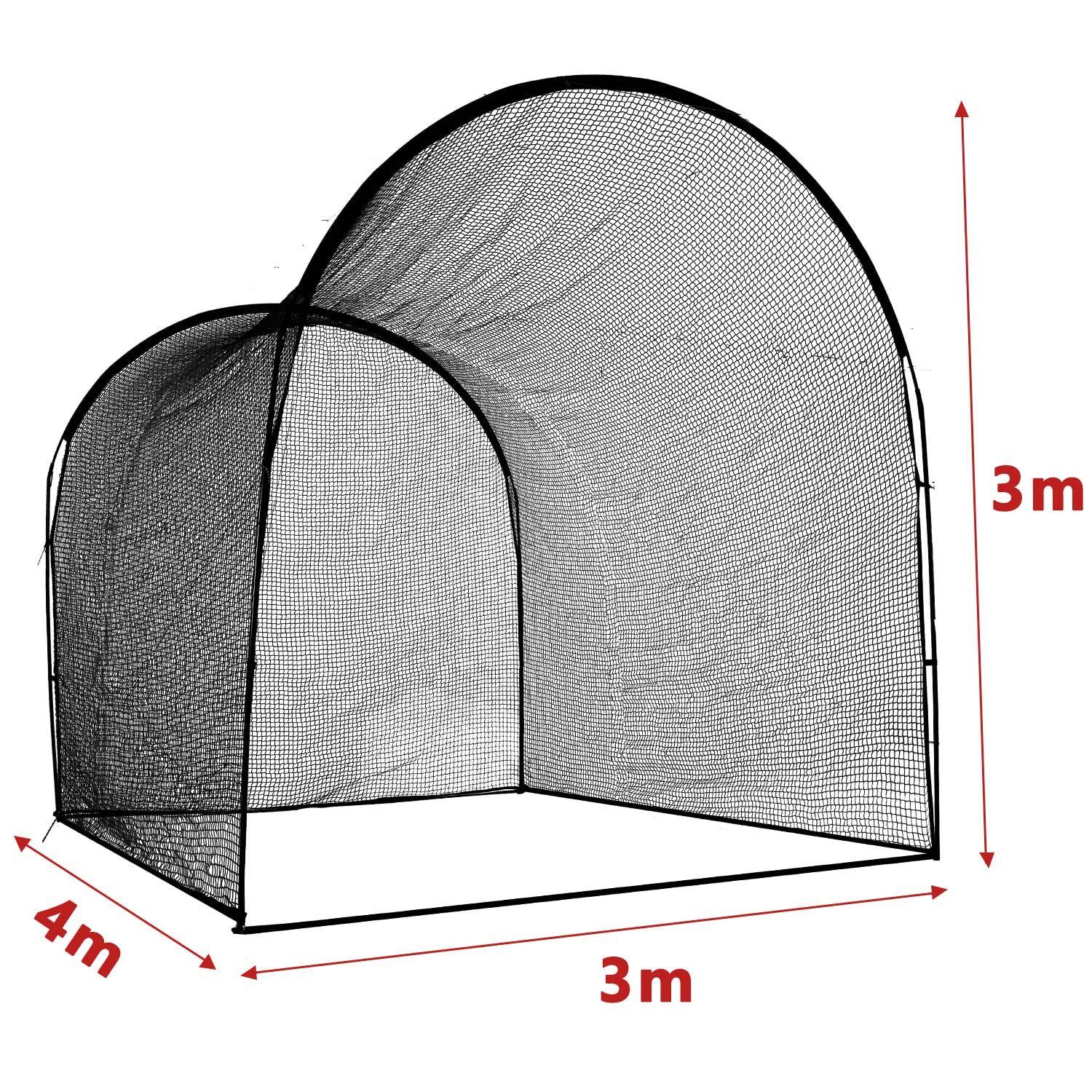 野球バッティング練習ネット6m×3m - 練習用具