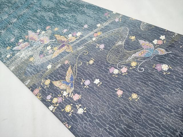 平和屋本店□極上 金彩友禅 卓越技能者・名工・和田光正 太鼓柄袋帯