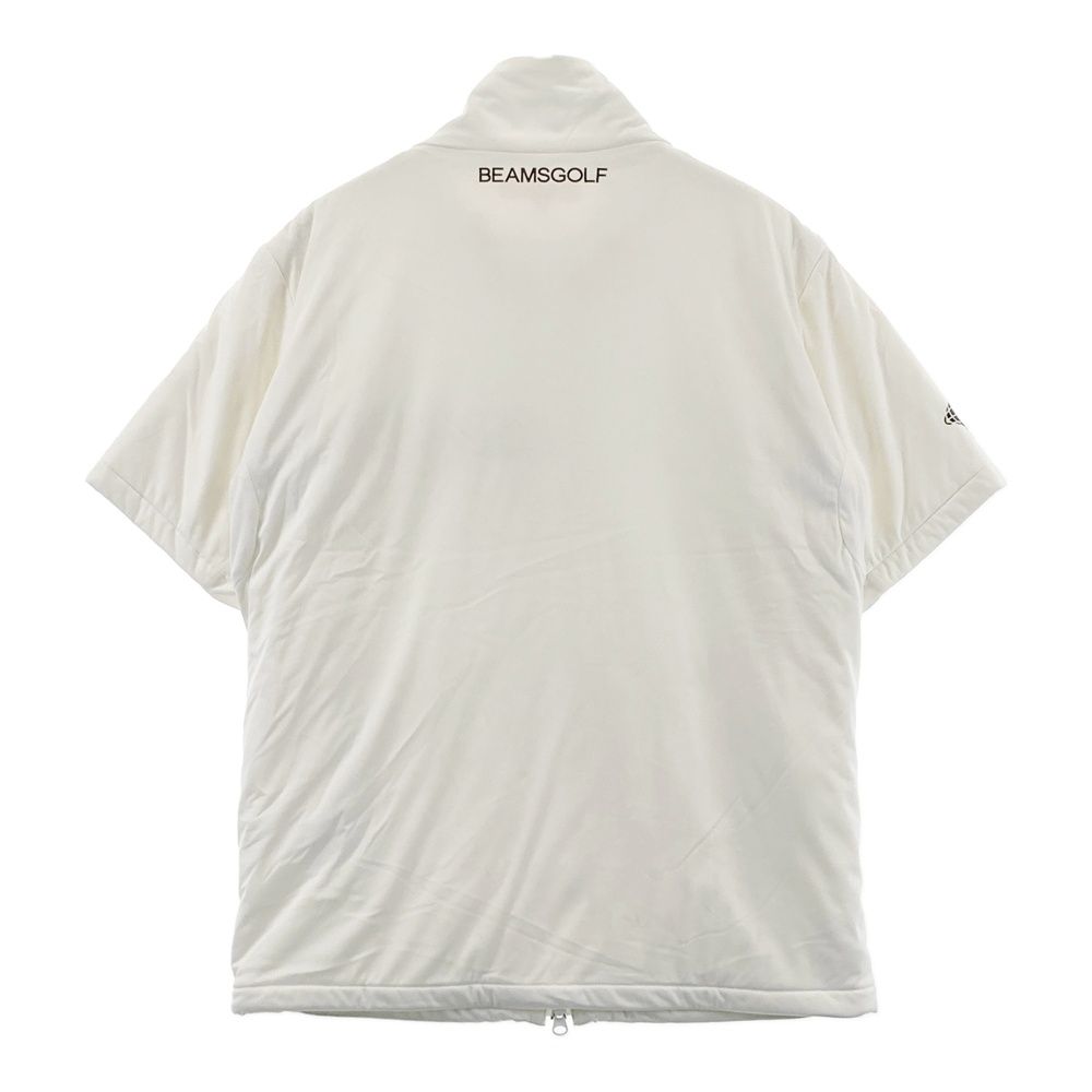 サイズ S BEAMS GOLF ビームスゴルフ 半袖 中綿ジャケット ホワイト系 240101515036 ゴルフウェア メンズ ストスト