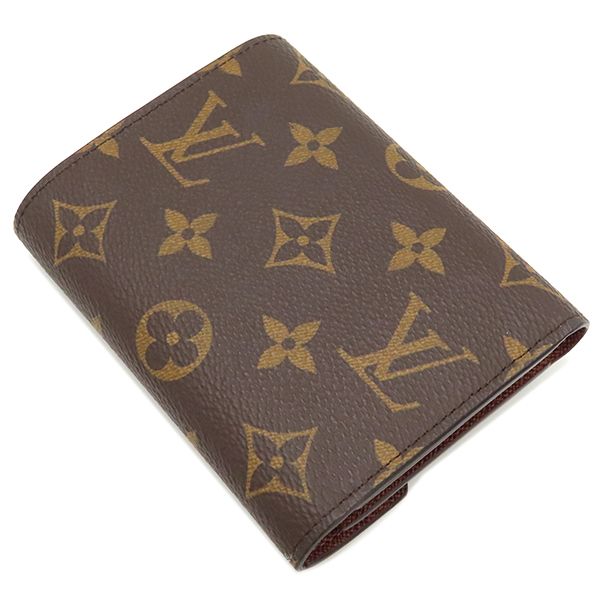 ルイヴィトン LOUIS VUITTON 三つ折り財布 ポルトフォイユ ヴィクトリーヌ モノグラムキャンバス モノグラム ゴールド金具 茶 コンパクト M62472 RFID 箱