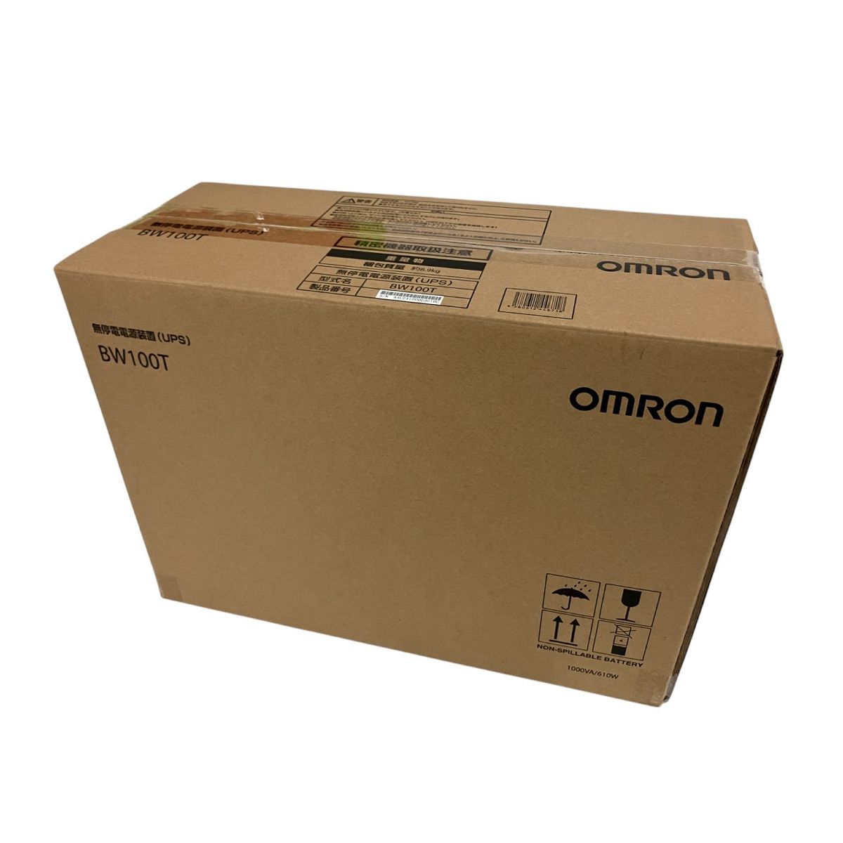 OMRON BW100T オムロン 無停電電源装置 正弦波出力UPS 1000VA 610W B9935696