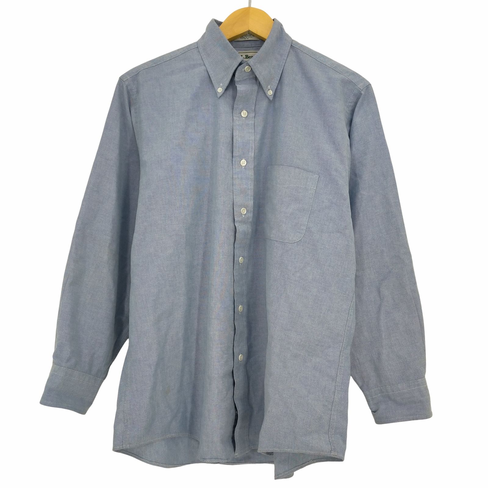 80s USA製 エルエルビーン ボタンダウンシャツ シャンブレーシャツ エルエルビーン L.L.Bean 70-80s USA製 ボタンダウン