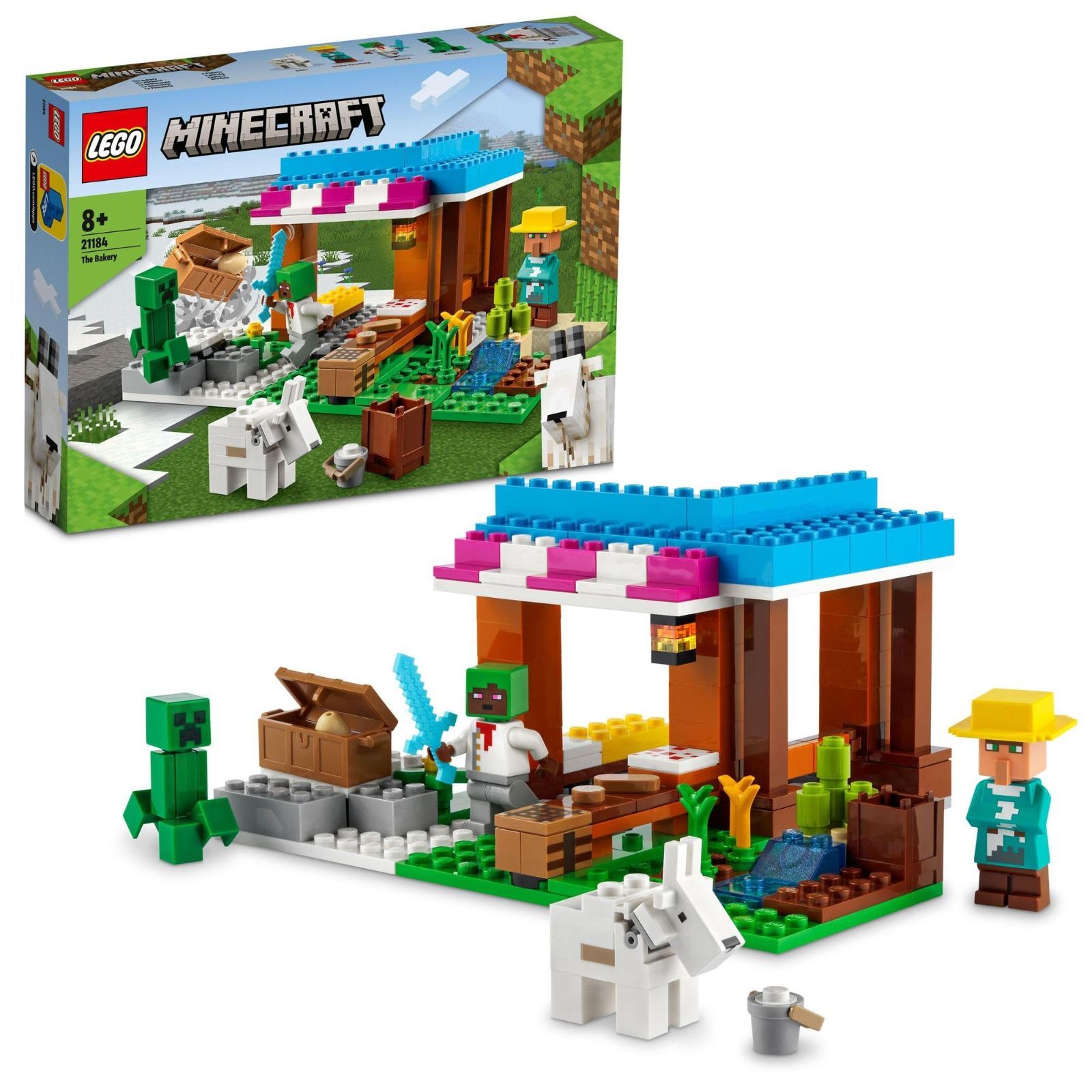新着商品レゴLEGO マインクラフト パン屋さん 21184 おもちゃ ブロック プレゼント テレビゲーム 男の子 女の子 8歳以上