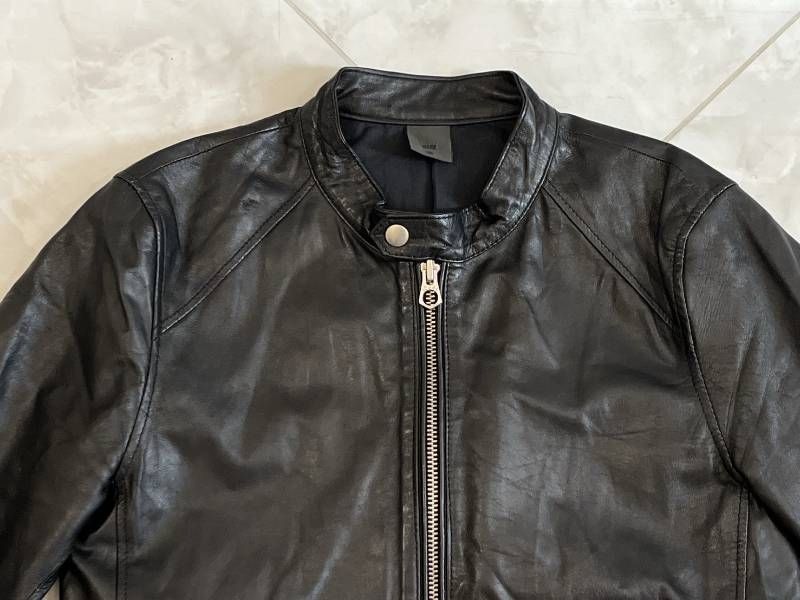 HARE ハレ ライダースジャケット レザージャケット シングルライダース 本革 羊革 ブラック Mサイズ