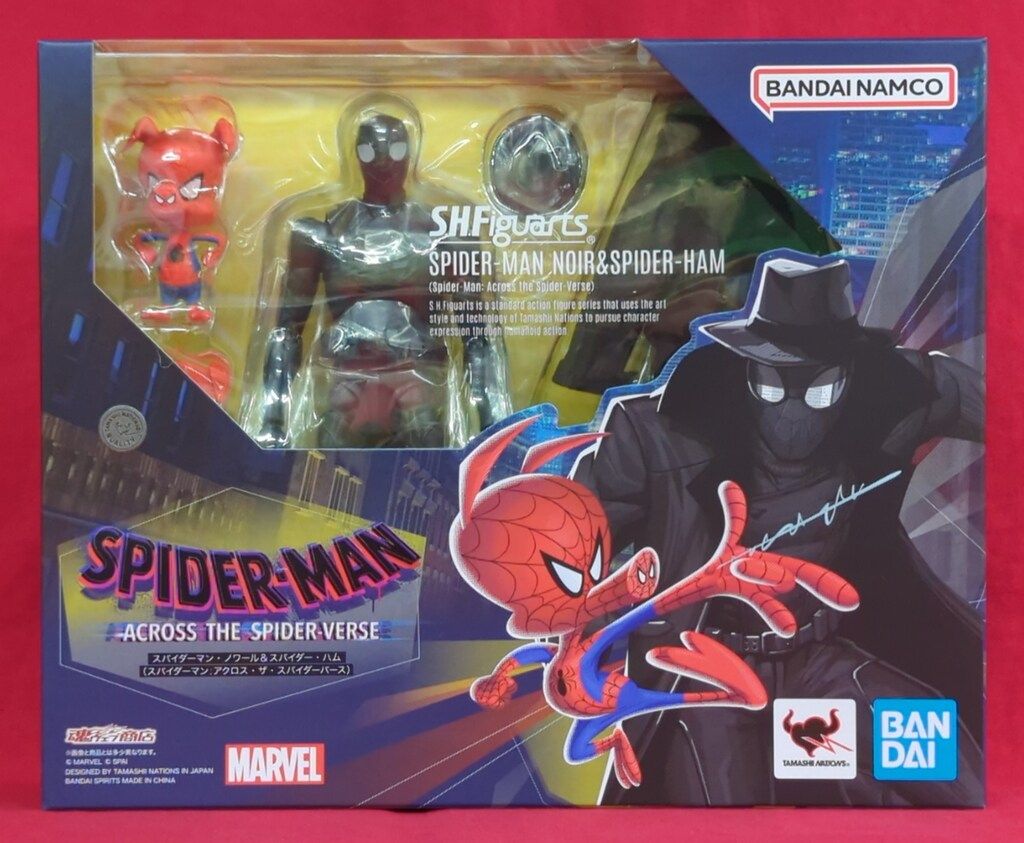 新品未開封 S.H.Figuarts スパイダーマンノワール&スパイダーハム