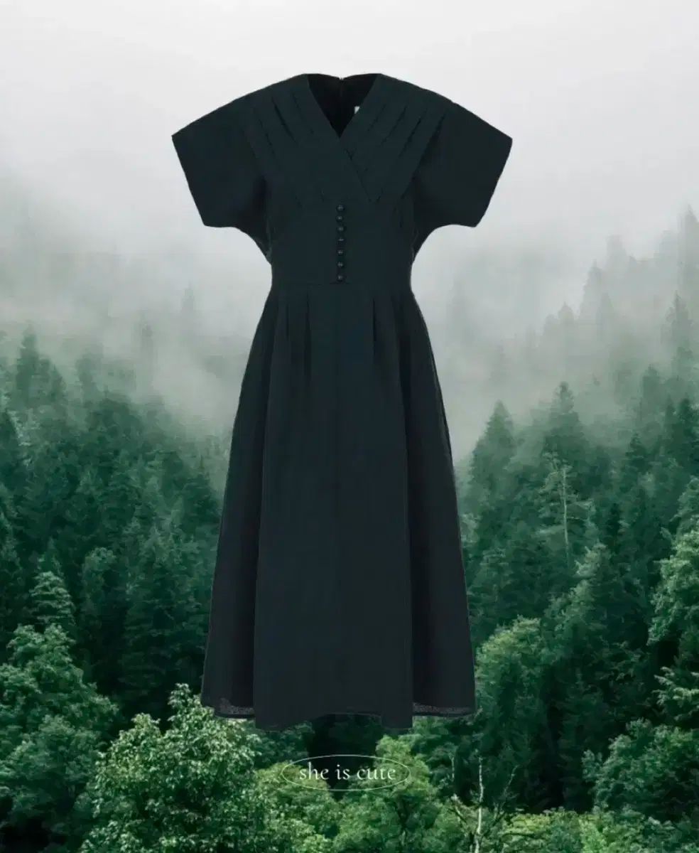 数日後コメント削除 Sheiscute OF ドレス グリーン ターコイズ