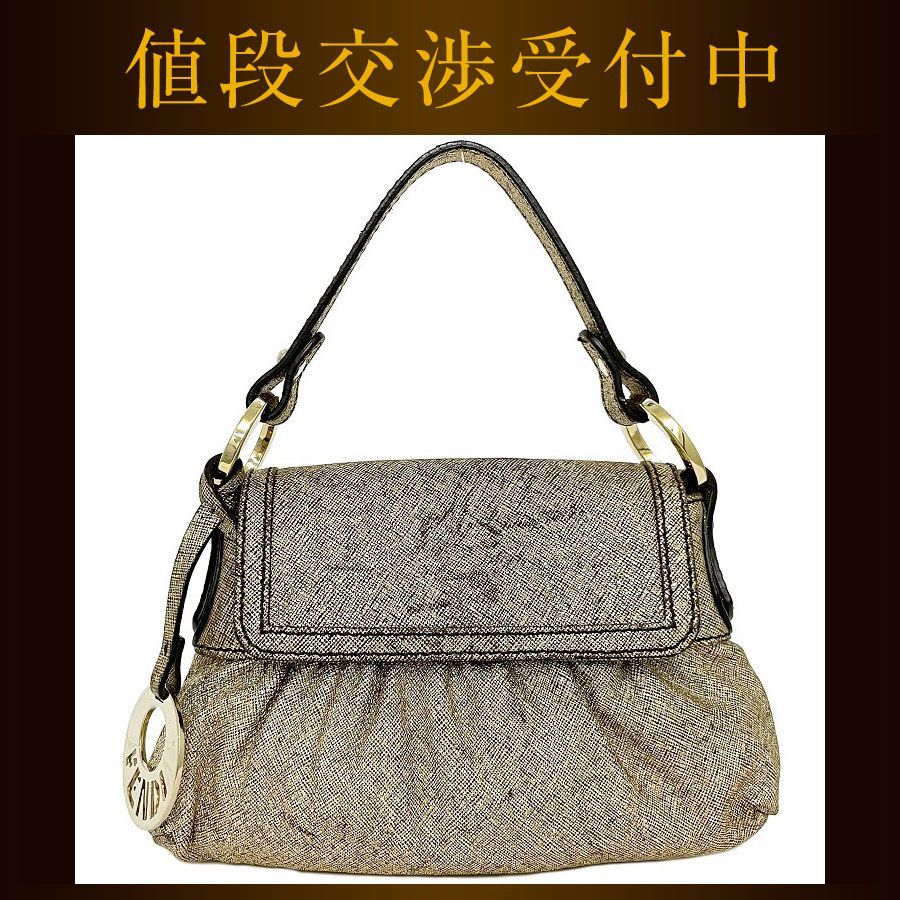 FENDI ラメグリッター　ワンショルダーバッグ　ハンドバッグ　フェンディ フェンディ ハンドバッグ ラメ FENDI ラメグリッター ワンショルダー