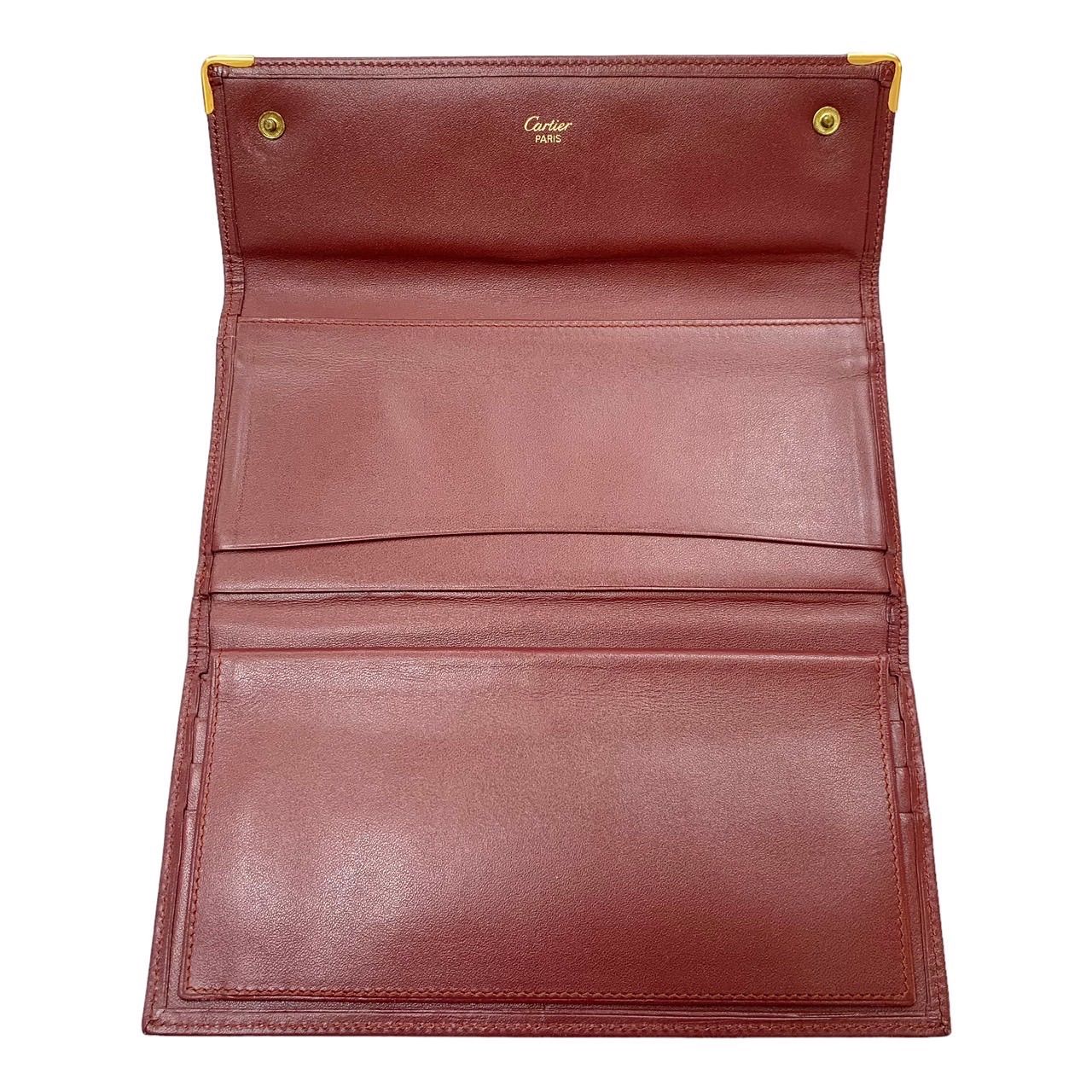 カルティエ 財布 三つ折り財布 がま口 金具 カルティエ 三つ折り
