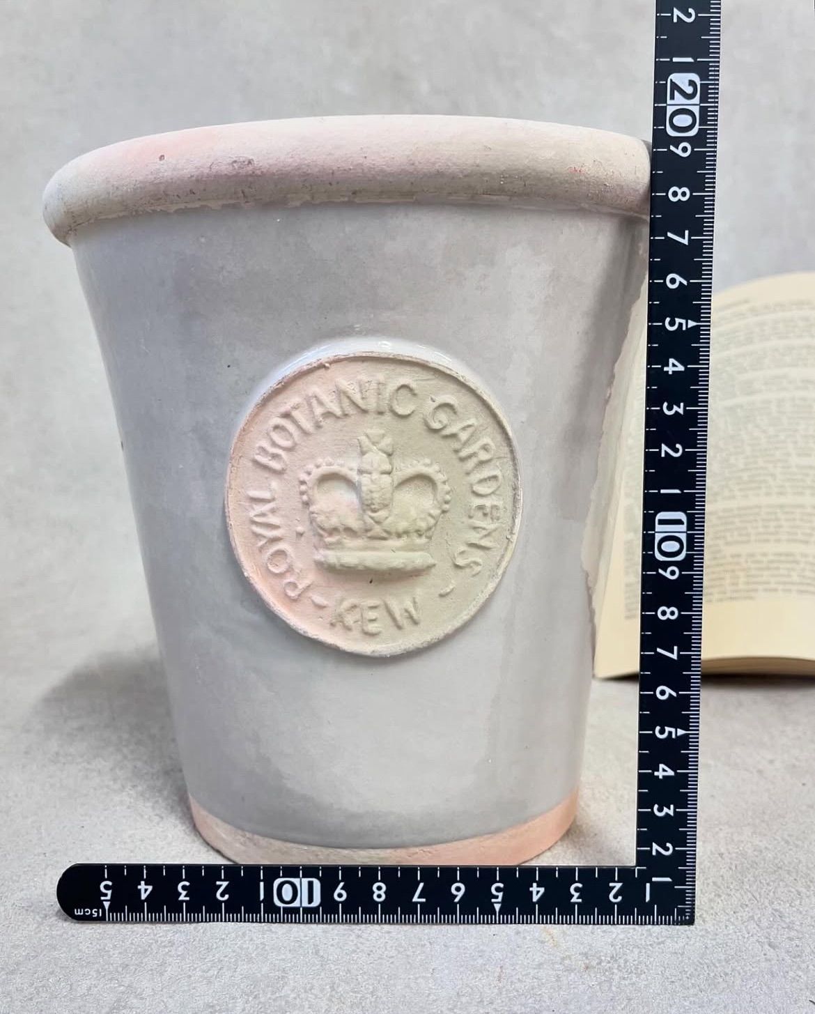 キューポット♡ボーンホワイト　キューガーデン　イギリス　植木鉢　輸入 キューポット♡ボーンホワイト キューガーデン イギリス 植木鉢 輸入