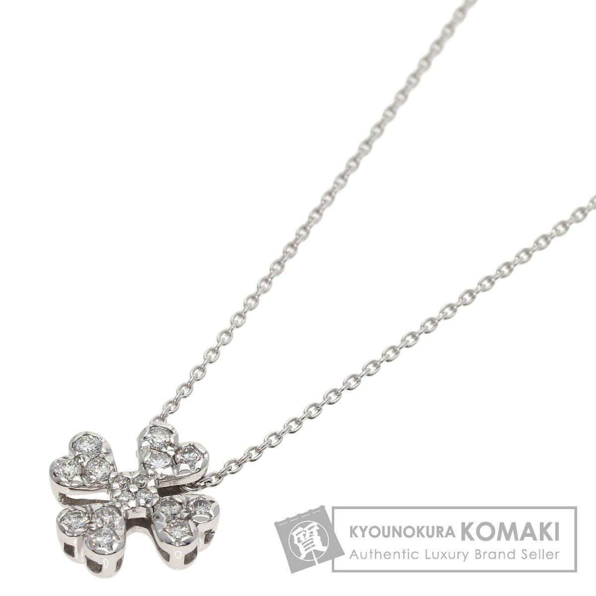 STAR JEWELRY スタージュエリー ダイヤモンド ネックレス K18WG