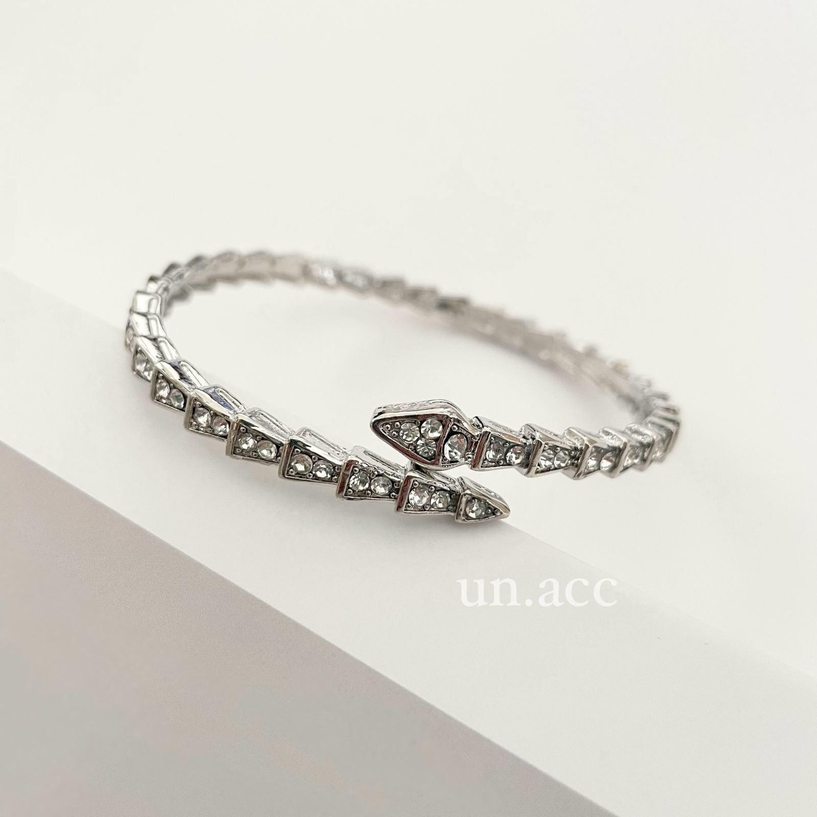 蛇 スネーク クロス バングル シルバー ブレスレット デザイン