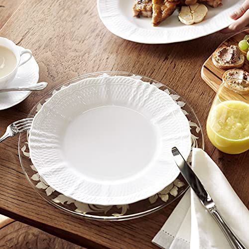 Noritake ノリタケ プレート 26cm シェールブラン 電子レンジ対応 食洗器対応 1枚 白 ファインポーセレン（プレミアムホワイト）  94830/1655 - メルカリ