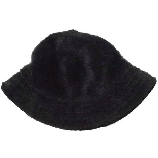 KANGOL カンゴール FURGORA CASUAL BUCKET HAT ファーゴラ カジュアル バケットハット K3017ST L(内周約59cm)  ブラック アンゴラ ファー 帽子 g11576 - メルカリ