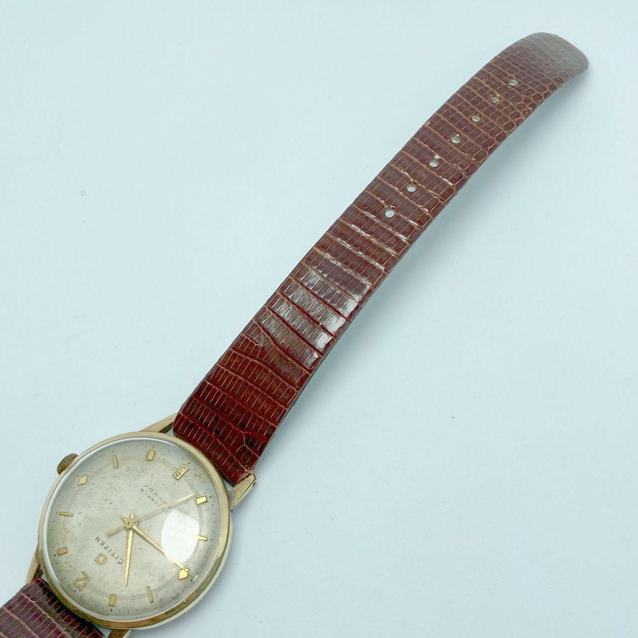 T06【14K金張り】CITIZEN PHYNOX 手巻き腕時計 ヴィンテージ - メルカリ