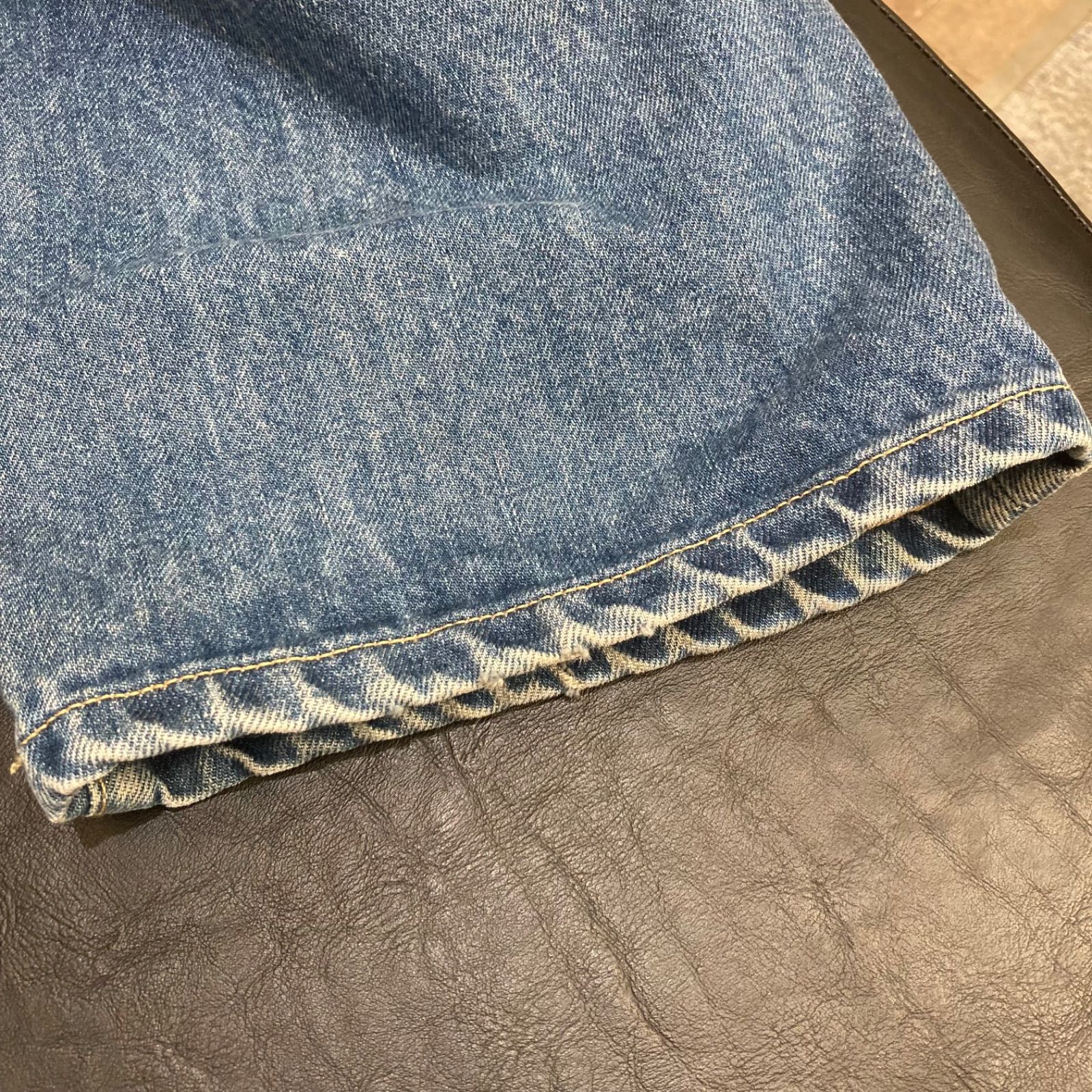 Steven Alan スティーブンアラン 13.5oz DENIM 5P BAGGY TAPERED PANTS 