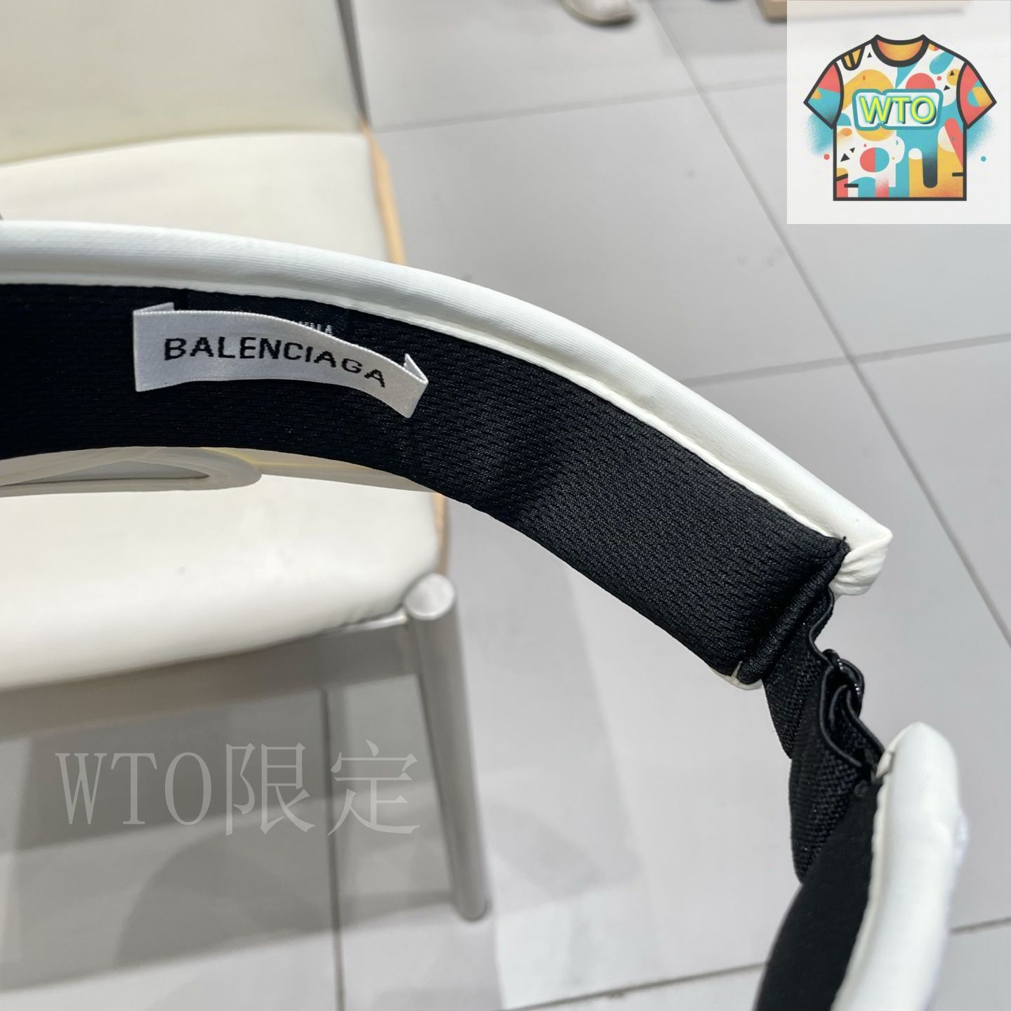 今日特価】BALENCIAGA サンバイザー - メルカリ