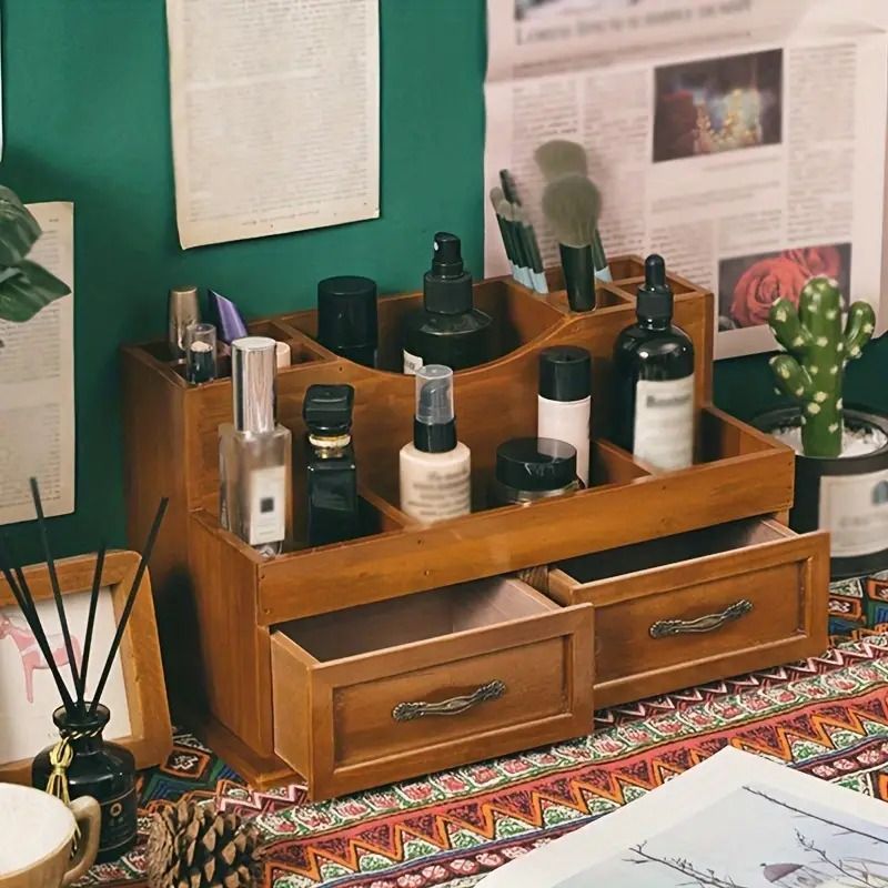 アンティーク風　職人が手作り　卓上チェスト　小物入れ アンティーク風 小物入れ 卓上チェスト 職人が手作り アンティーク風