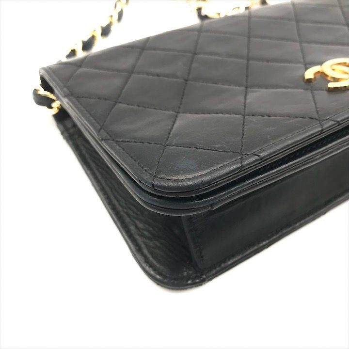 良品 CHANEL シャネル ココマーク マトラッセ ラムスキン プッシュ