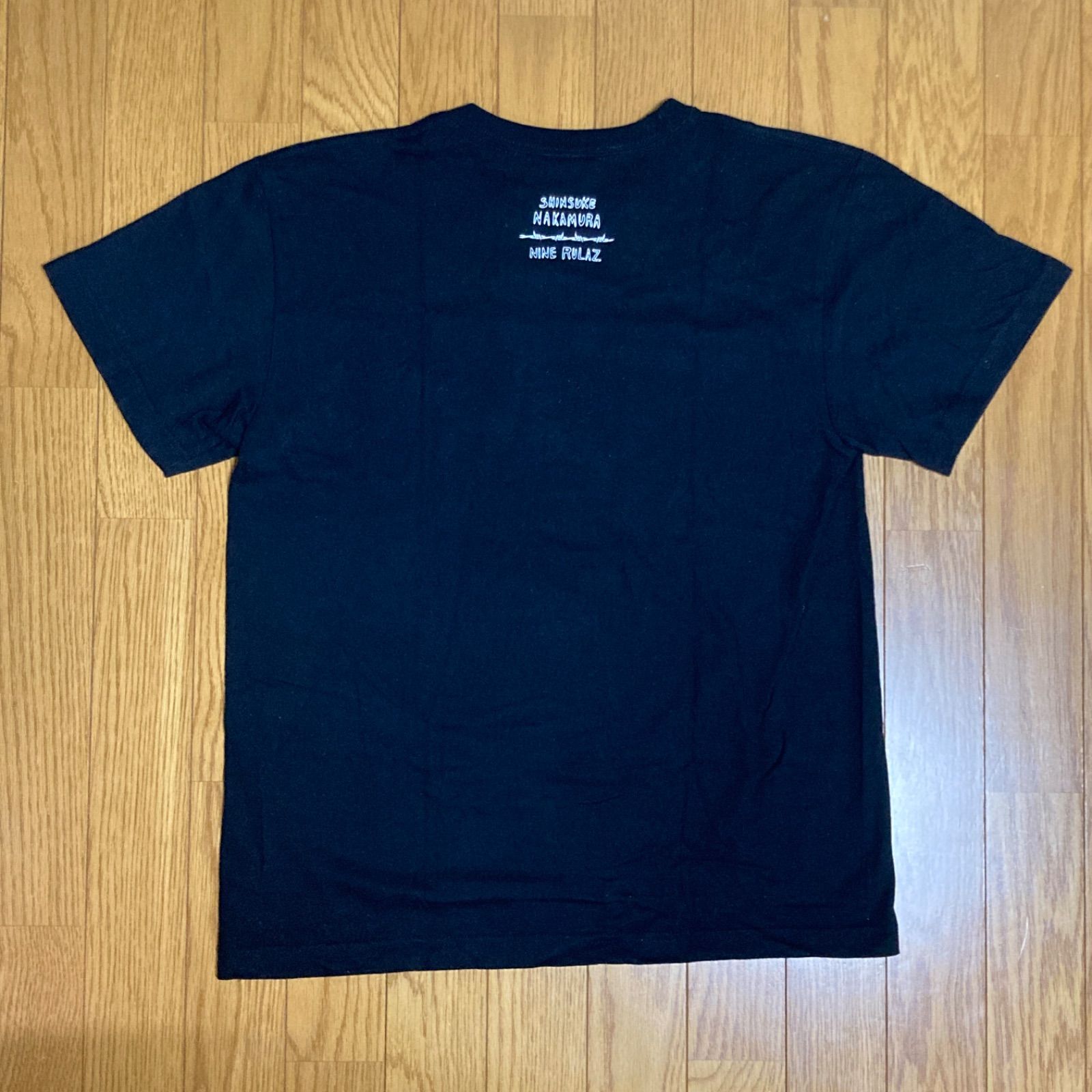 サイズ XL 中邑 真輔 コラボレーション T ブラック 海外取寄 中邑真輔モデル WWE AUTHENTIC Tシャツ WAYWARD
