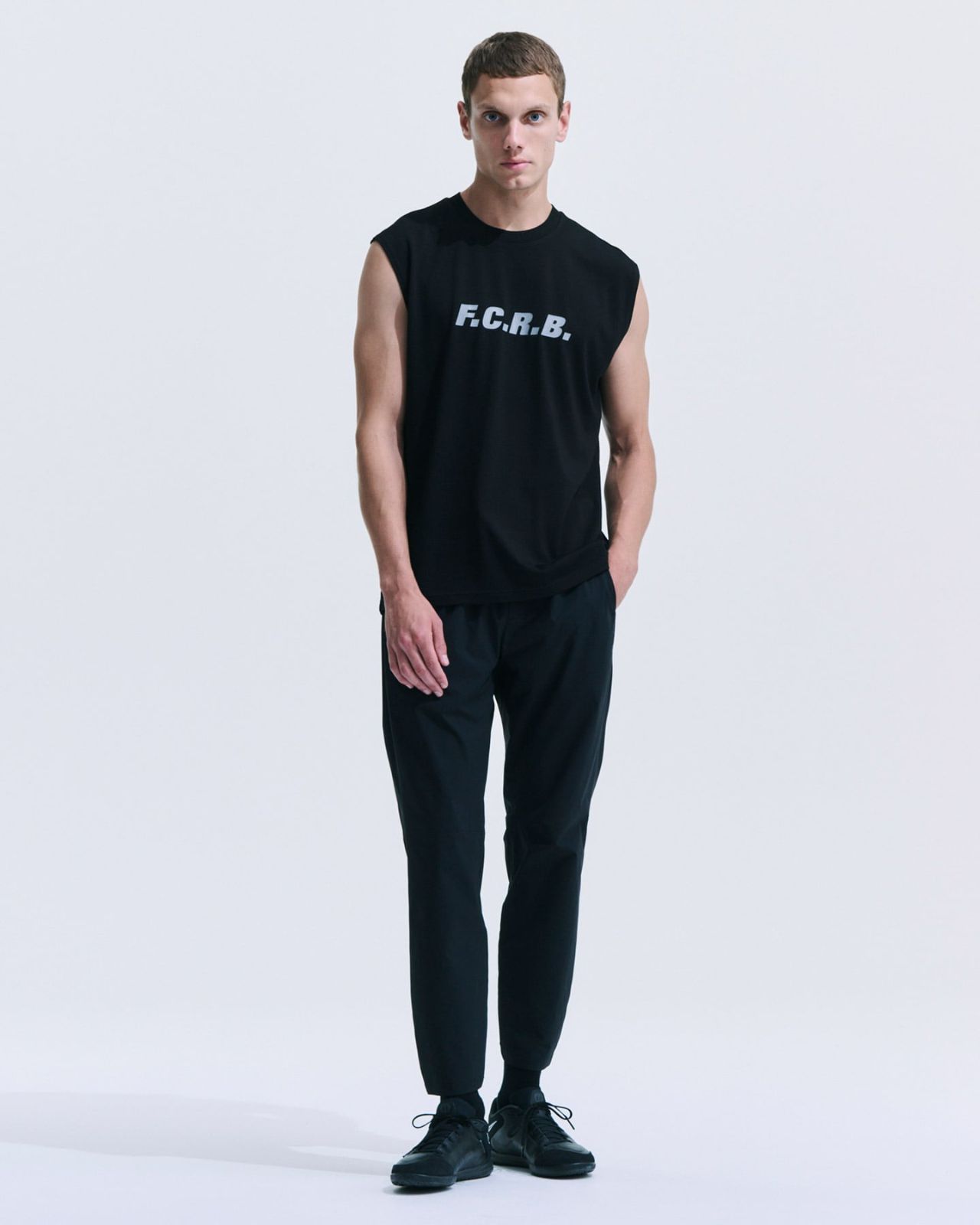 F.C.Real Bristol FCRB WOOL BLEND AUTHENTIC NO SLEEVE TEE FCRB 