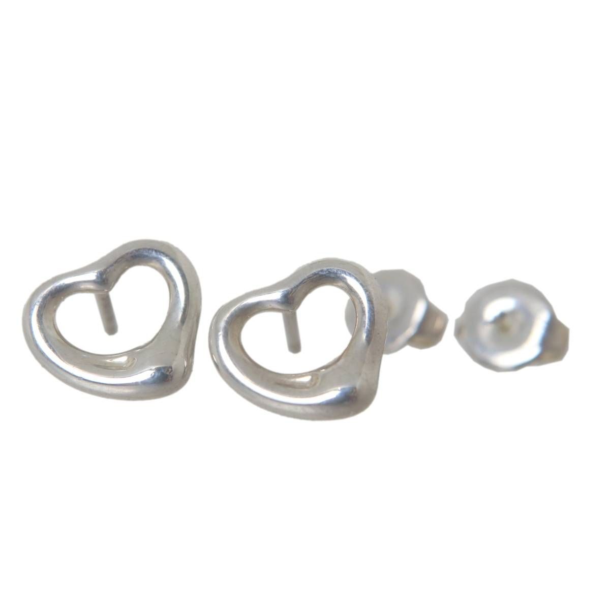 Tiffany&Co./ティファニー オープンハートピアス Sv925/シルバー925