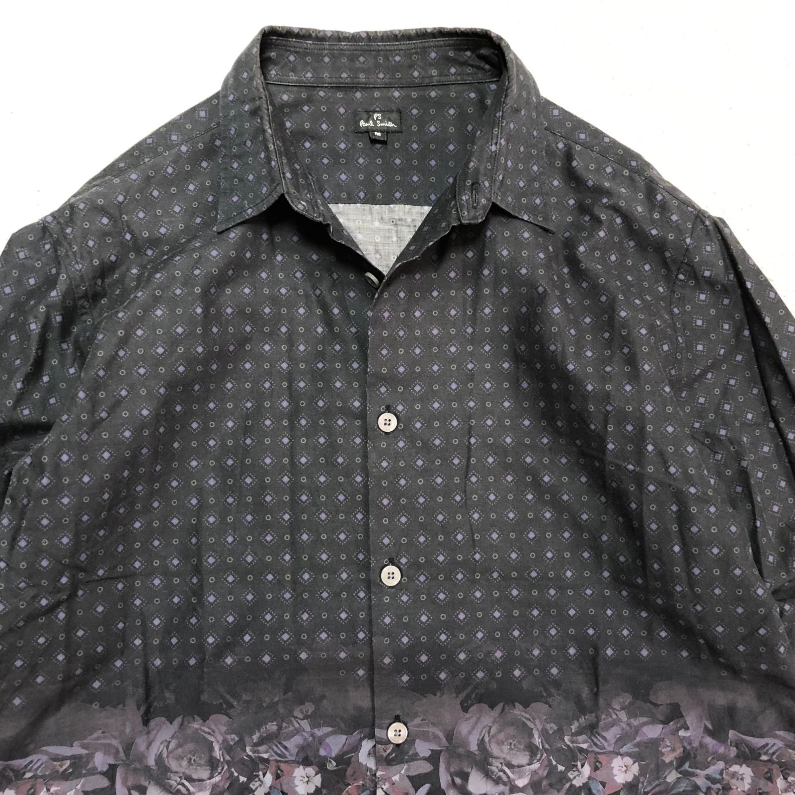 Paul Smith 総柄シャツ ドレスシャツ ロングスリーブシャツ 長袖