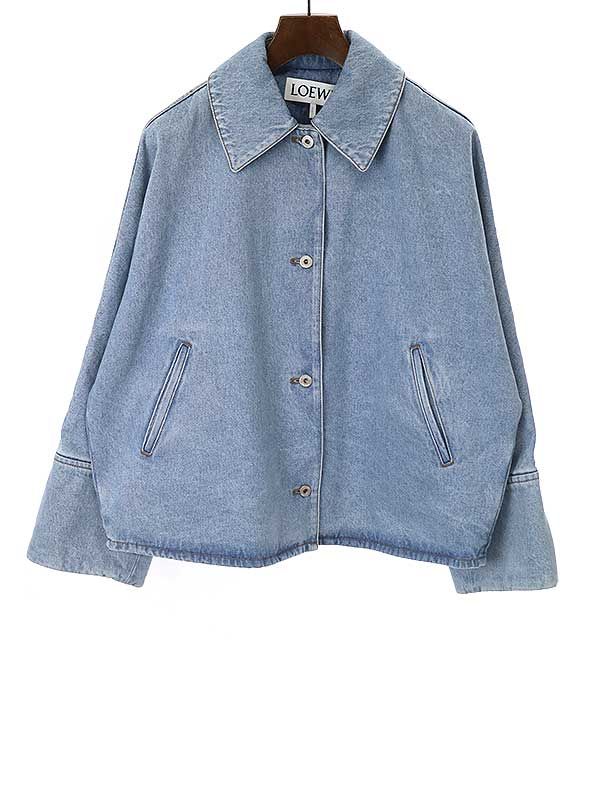 LOEWE ロエベ 21AW ワイドスリーブデニムジャケット インディゴ 32