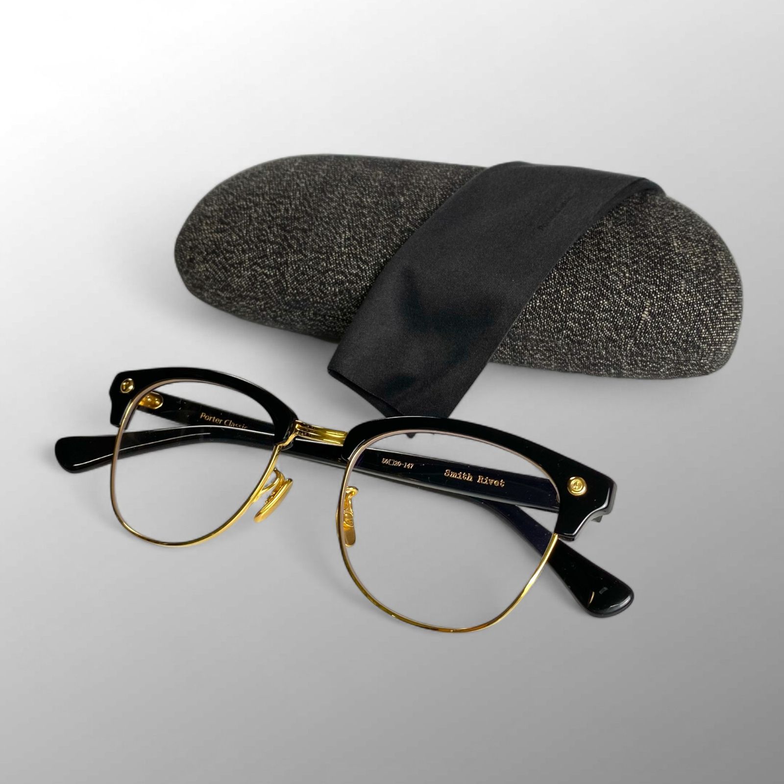 極美品】 Porter classic × 金子眼鏡 / サーモント型 Smith Rivet 