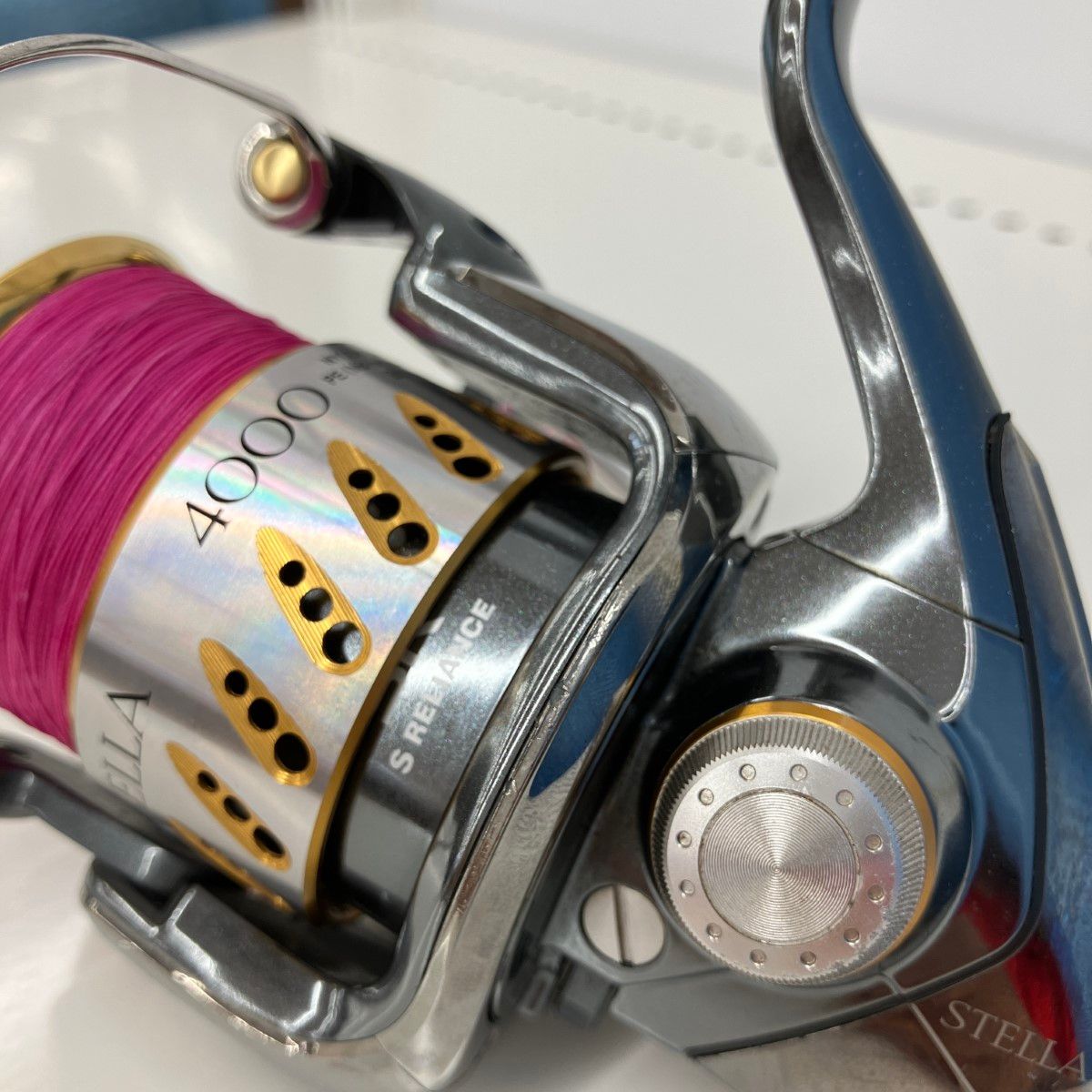 釣り用品 リール スピニングリール SHIMANO SD34H キズ有 07ステラ4000