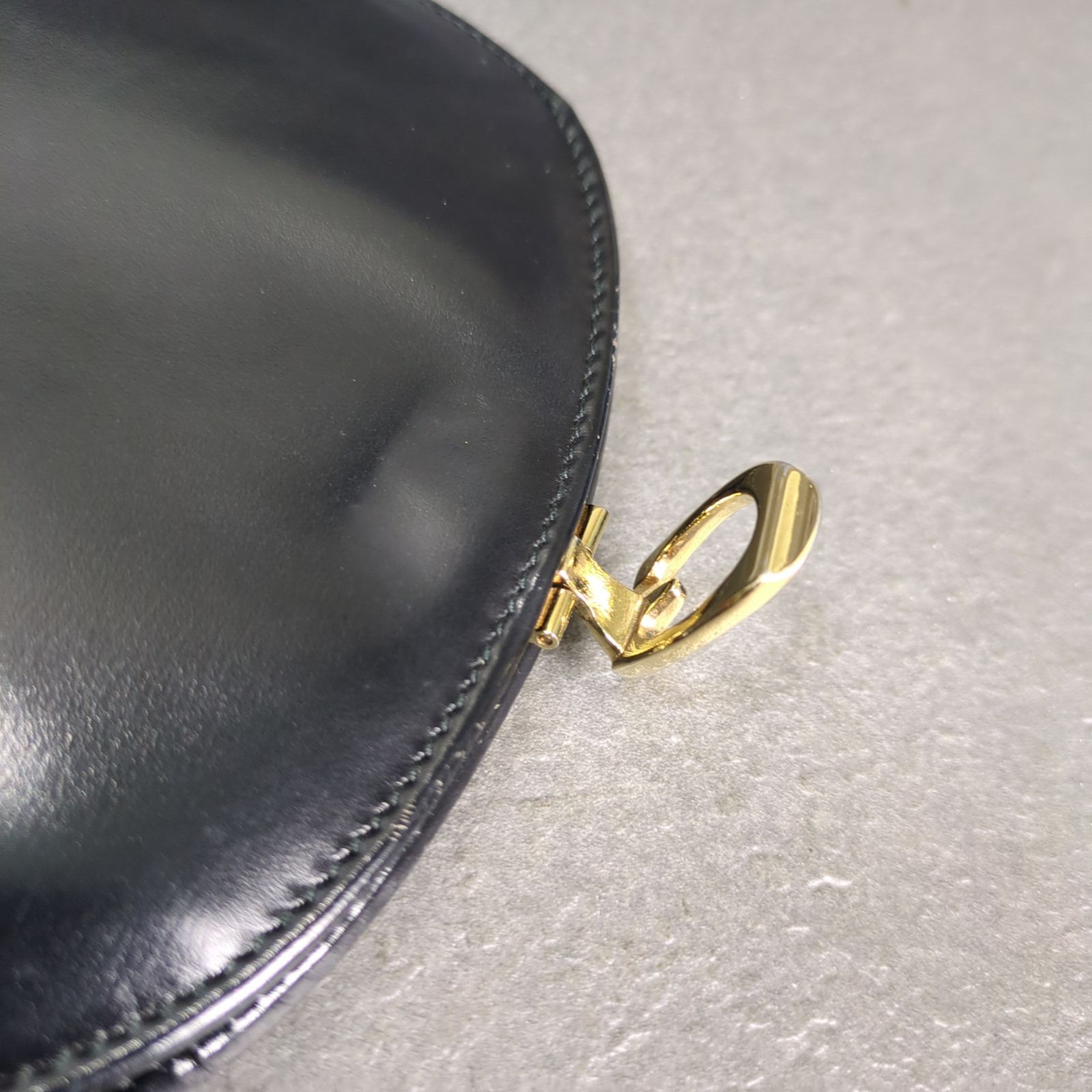 OLD GUCCI オールドグッチ レザーウォレット 2つ折り財布 革財布 G金具