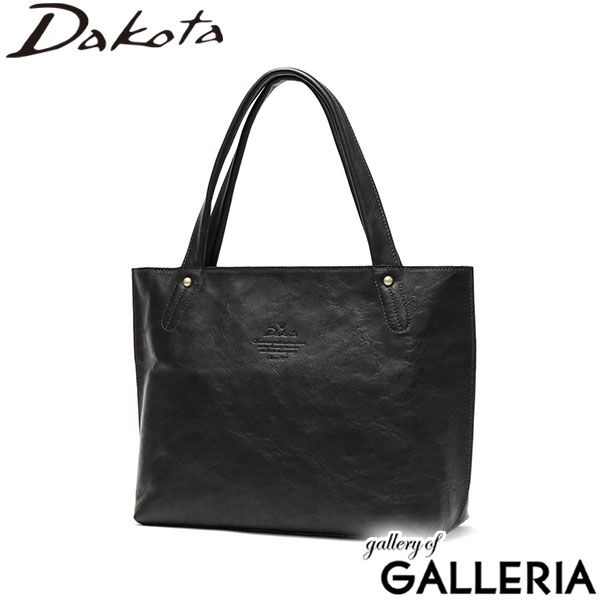 ダコタ トートバッグ レディース A4 大きめ ブランド Dakota トート 軽い 本革 日本製 キューブ 1030303 ブラック(10)
