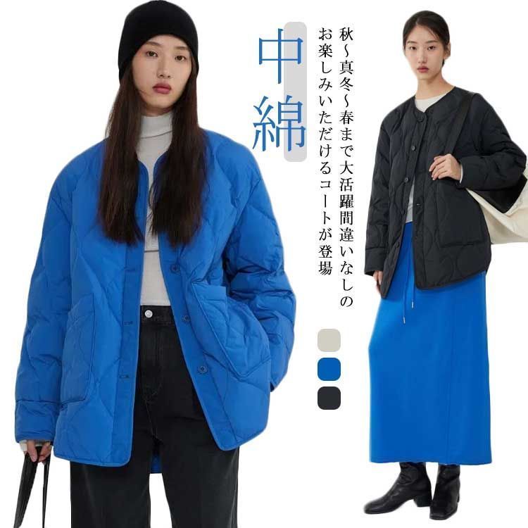 BLUE BLUE ブルーブルー カゴ染め ナイロンコート 中綿 キルティング BLUE BLUE ブルーブルー カゴ染め ナイロンコート 中綿 キルティング