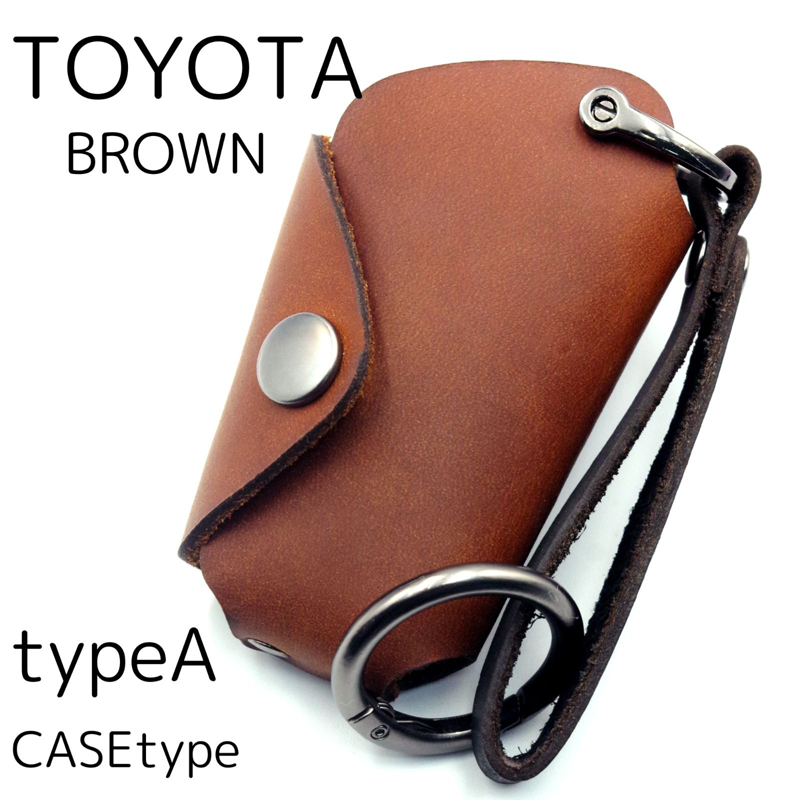 [NONINA] 本革 キーケース 日本製 for TOYOTA BLACKトヨタ RAV4 C-HR プリウス カローラ カムリ ランドクルーザープラド クラウン プリウス ヤリス ヤリスクロス ハリアー ノア ランクル アルファード