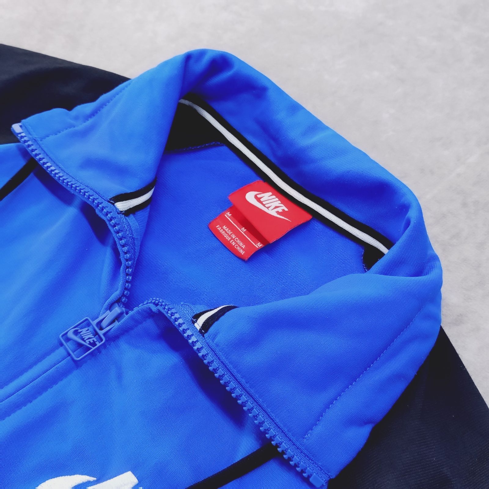 NIKE M サイズ ジャージ トラックジャケット ブルー ナイキ - メルカリ