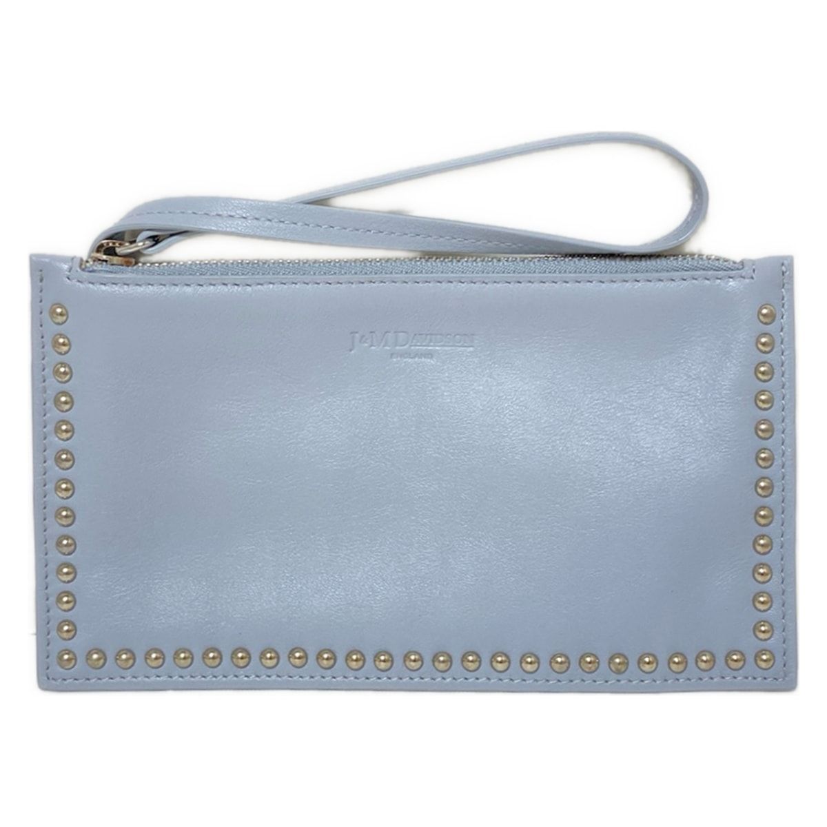 J-MDavidson ジェイ-エムデヴィッドソン リストレット - ライトグレー スタッズ レザー