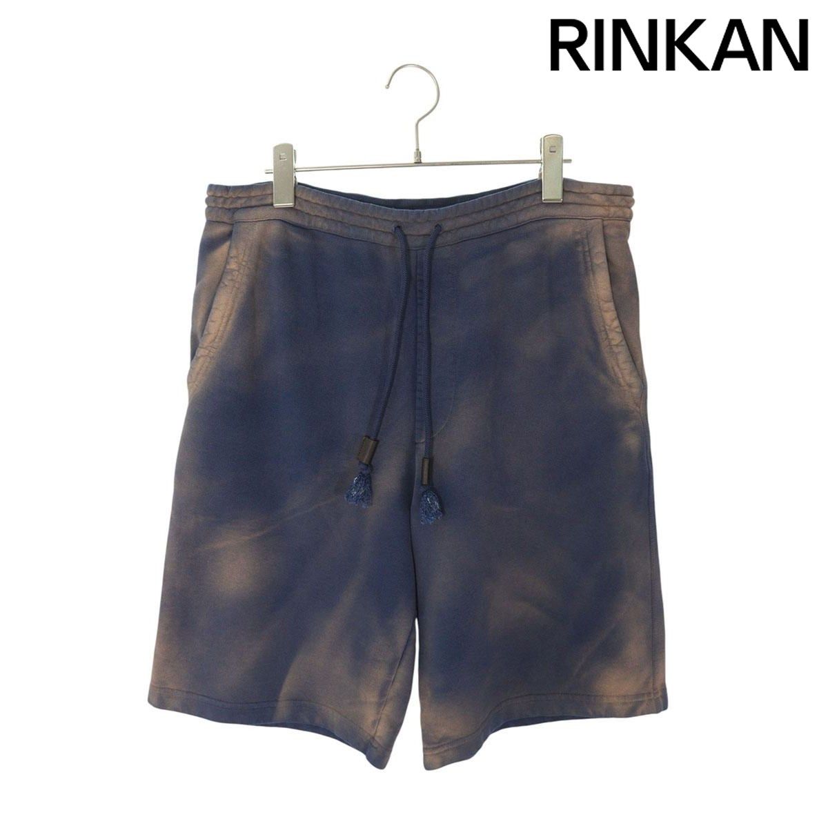 ロエベ 23SS H526Y27J20 ロゴ刺繍ウォッシュドスウェットハーフパンツ  