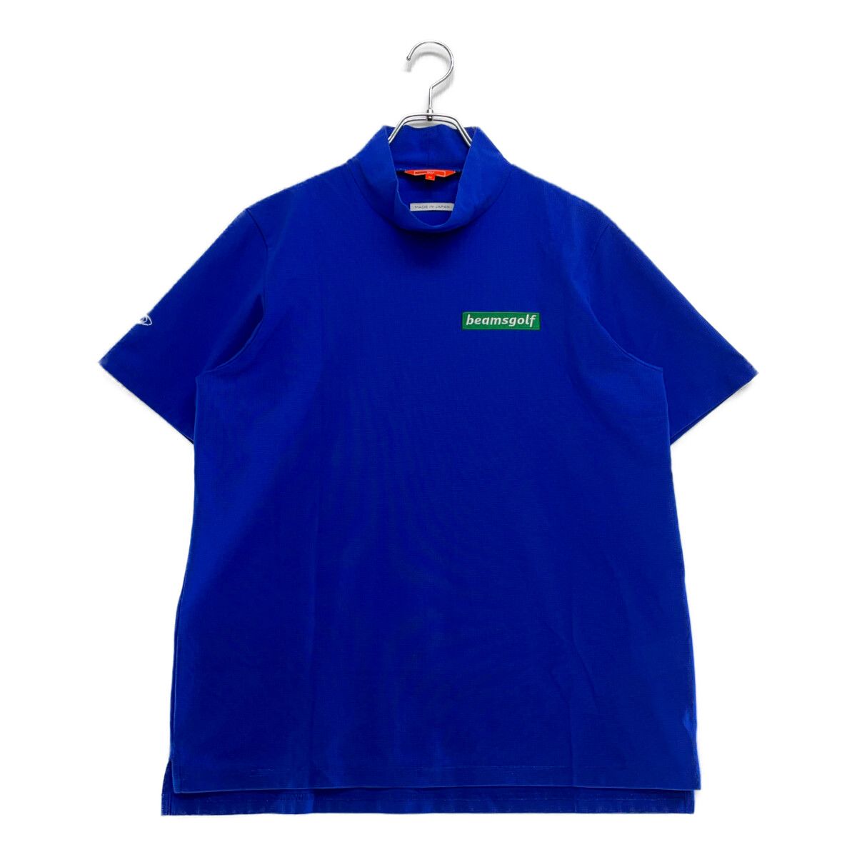 BEAMS - coco 中古 ビームスゴルフ BEAMSGOLF メンズ 半袖シャツ M 青 ブルー モックネック メッシュ調 BEAMS - coco 中古 ビームスゴルフ BEAMSGOLF メンズ 半袖シャツ