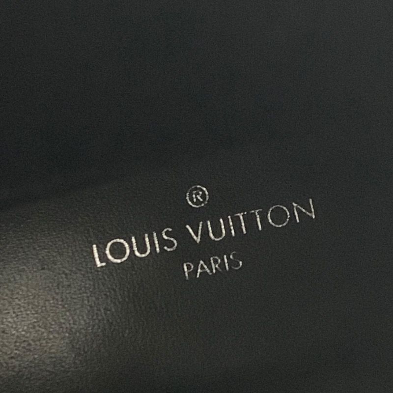 ルイヴィトン LOUIS VUITTON ローリエート ブーツ ショートブーツ アンクルブーツ レースアップ モノグラム ブラック ブルー系 -  メルカリ