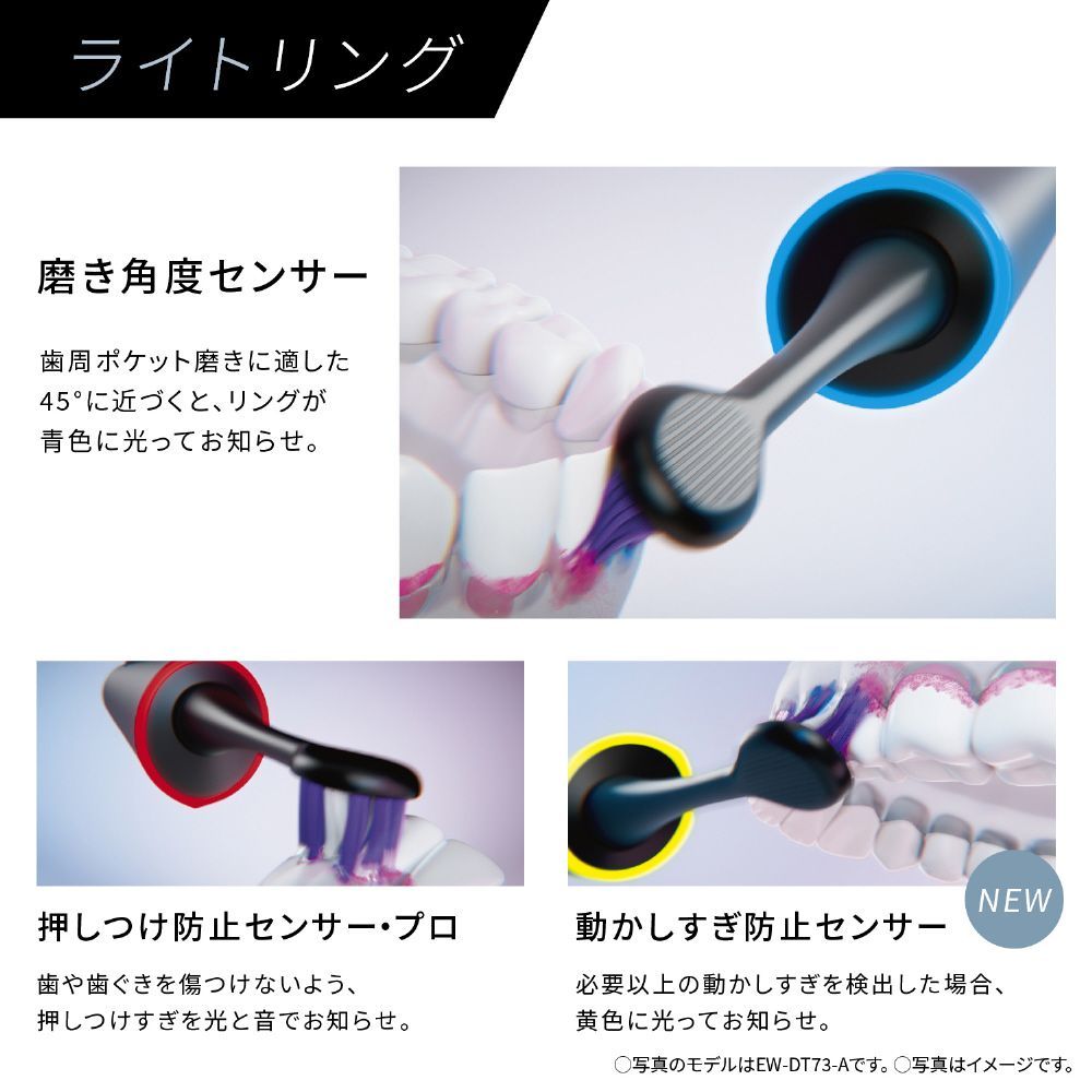 Panasonic EW-DT63-N 電動歯ブラシ本体 概要 音波振動ハブラシ(電動歯ブラシ)ドルツEW-DT63 | オーラル