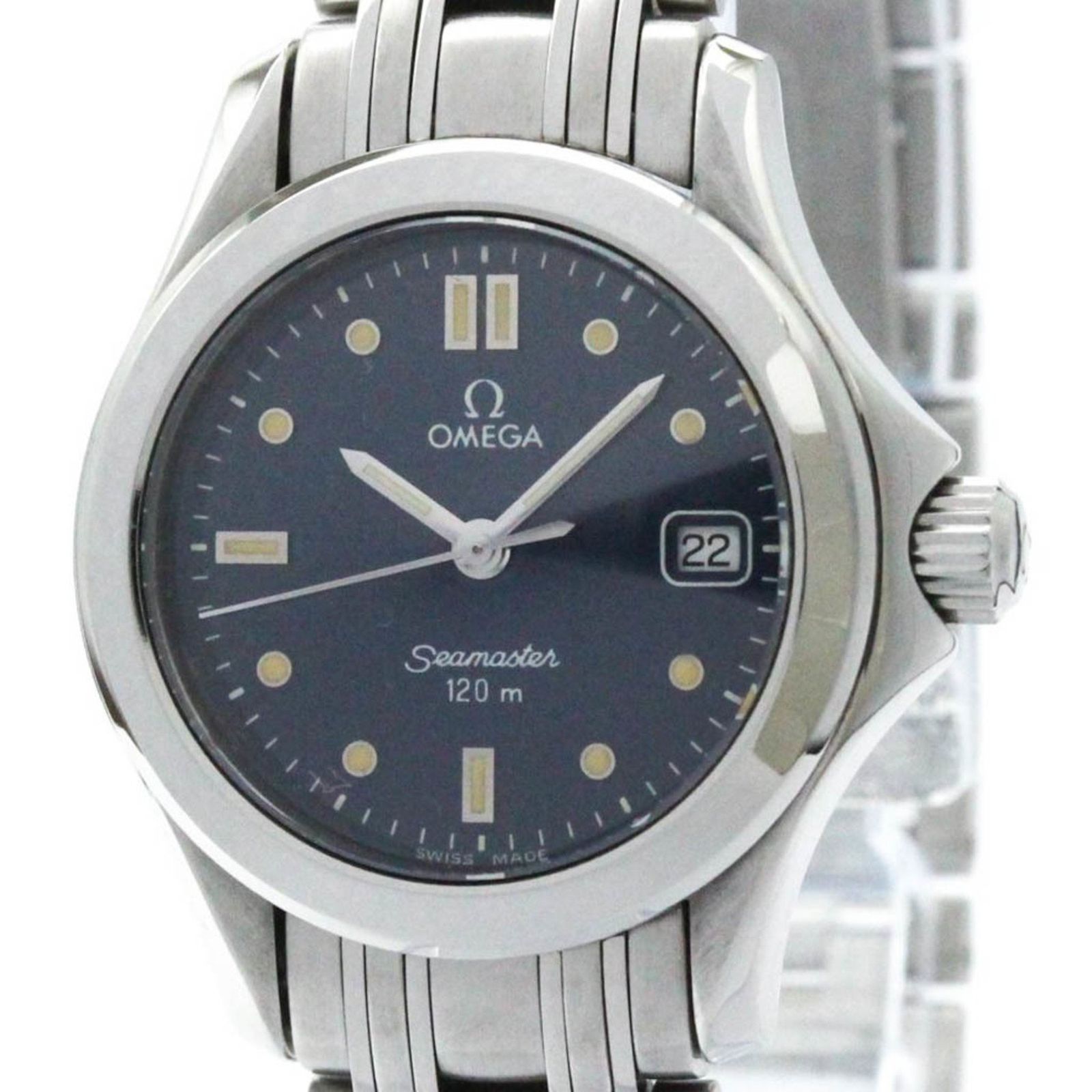 オメガ OMEGA シーマスター 120M ステンレススチール クォーツ レディース 時計 2581.80 外装仕上げ済み