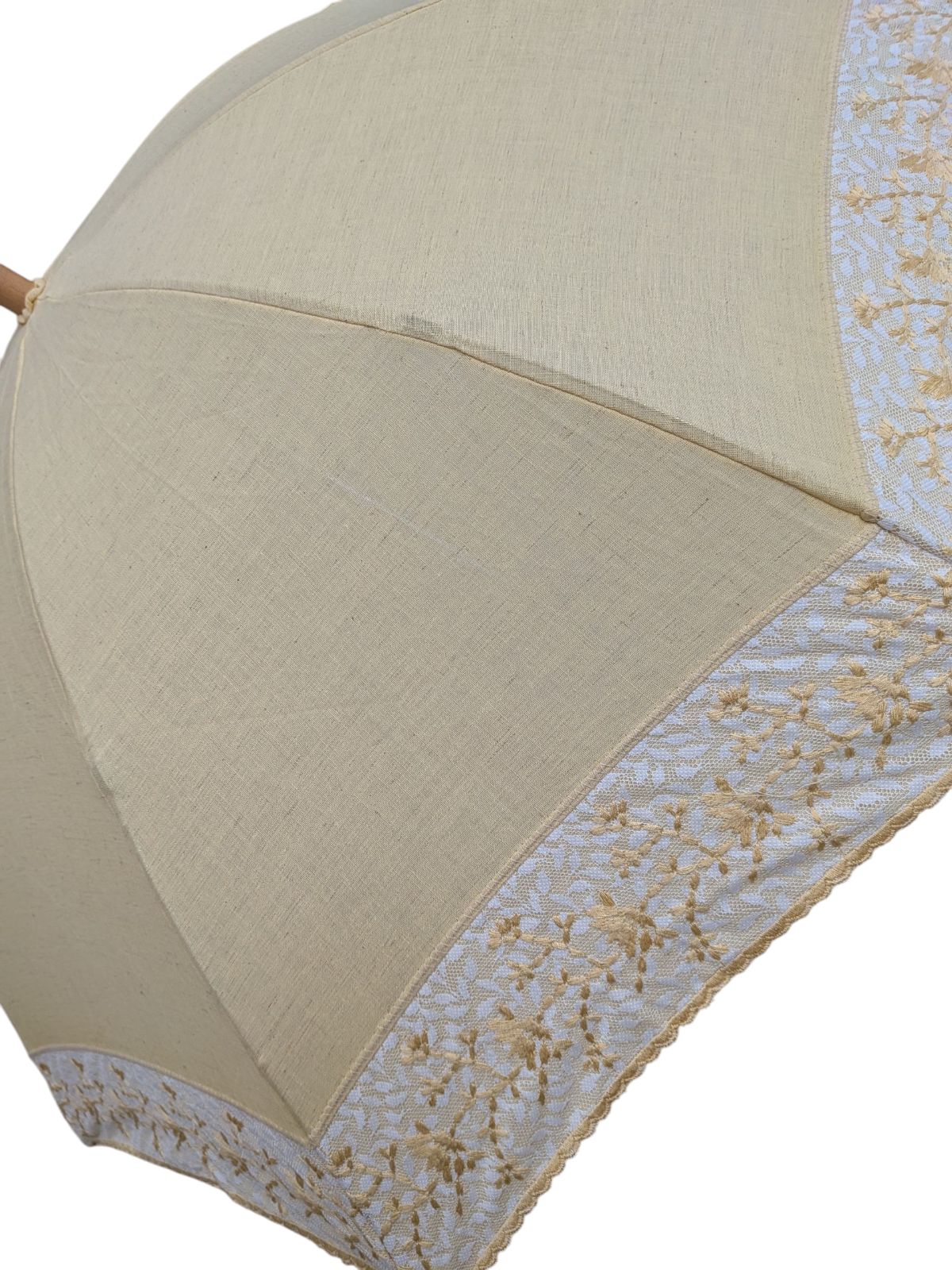 極美品】FENDI 折りたたみ 日傘 刺繍 黄色 フェンディ 傘 レディース  