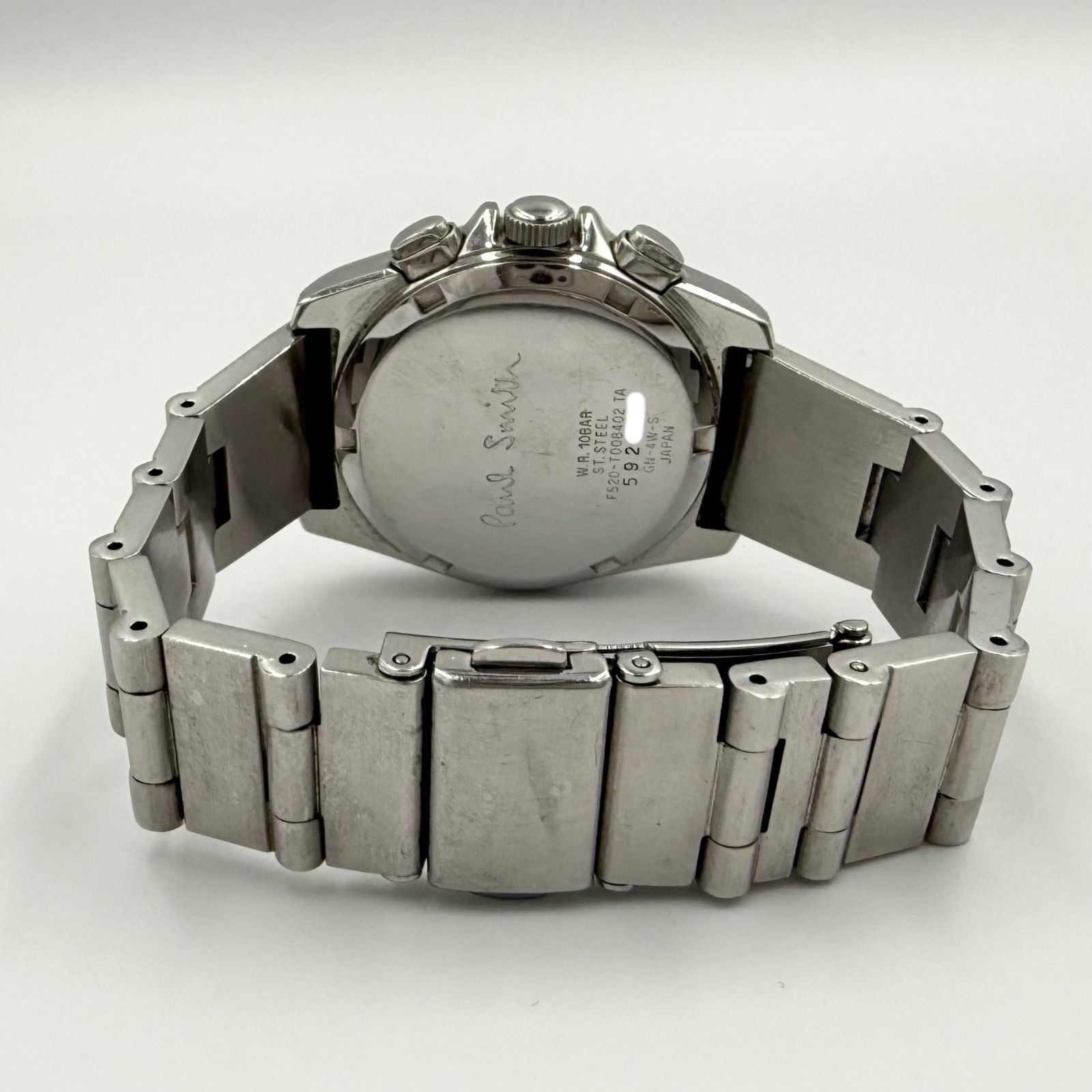 ポールスミス クロノグラフ F520-T008402 SS クォーツ メンズ 時計