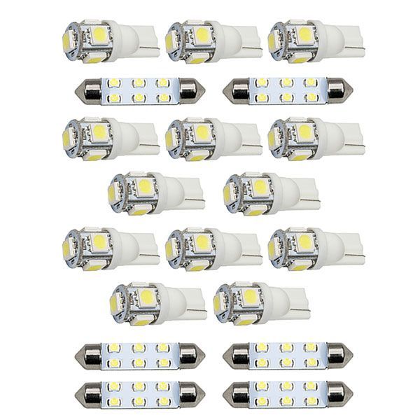 BMW E65 7シリーズ 標準ボディ車 [H15.1-H21.3]  LED ルームランプ SMD 101発 19点セット