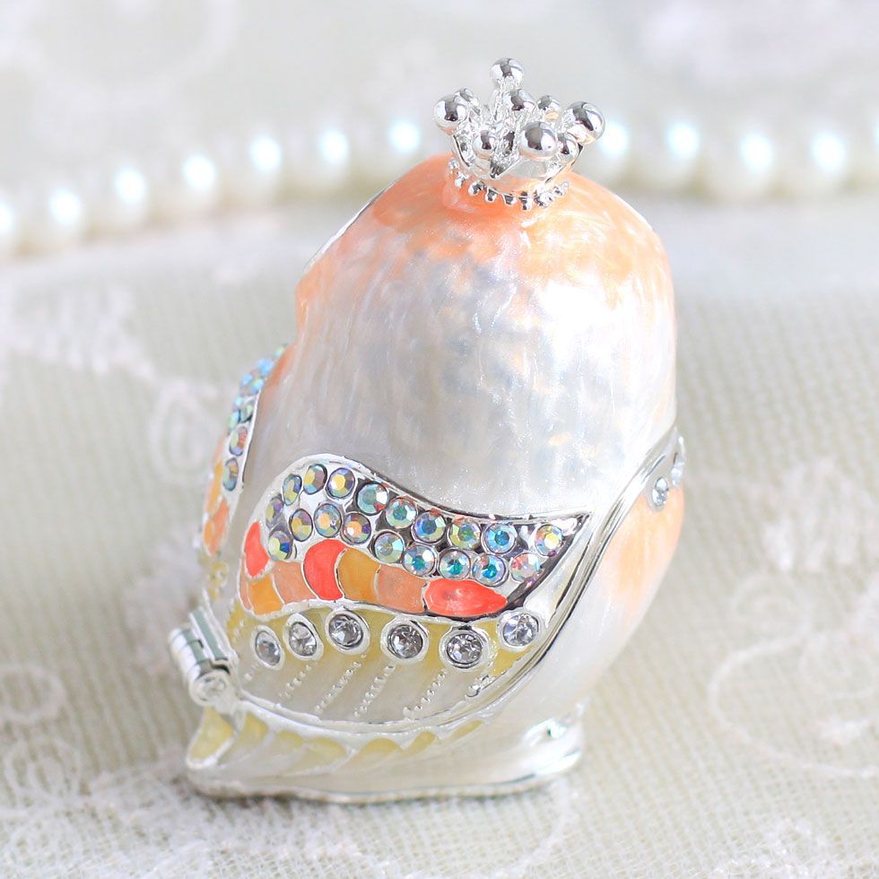 ピィアース ジュエリーボックス クラウンフクロウ クリスマス ヒイラギ