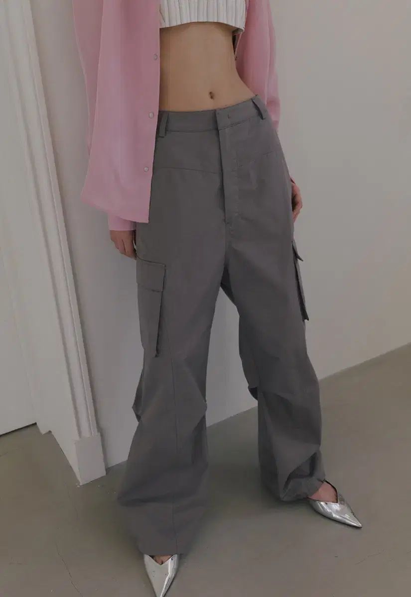 overdue flair オーバーデューフ pocket cargo pants グレー