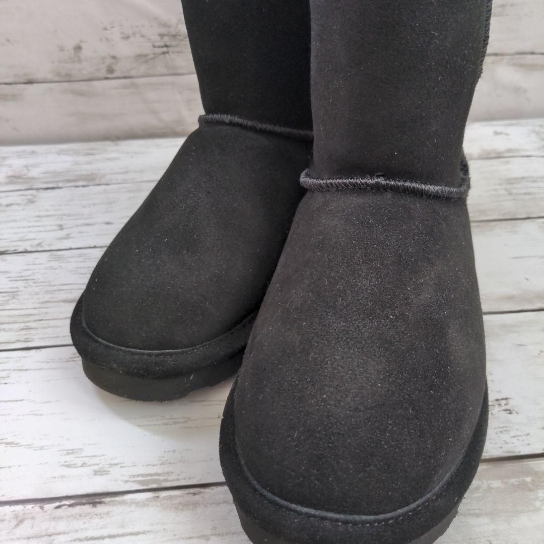 UGG ブラウン ムートンブーツ 23cm 正規品】UGG ブラウン厚底ファー